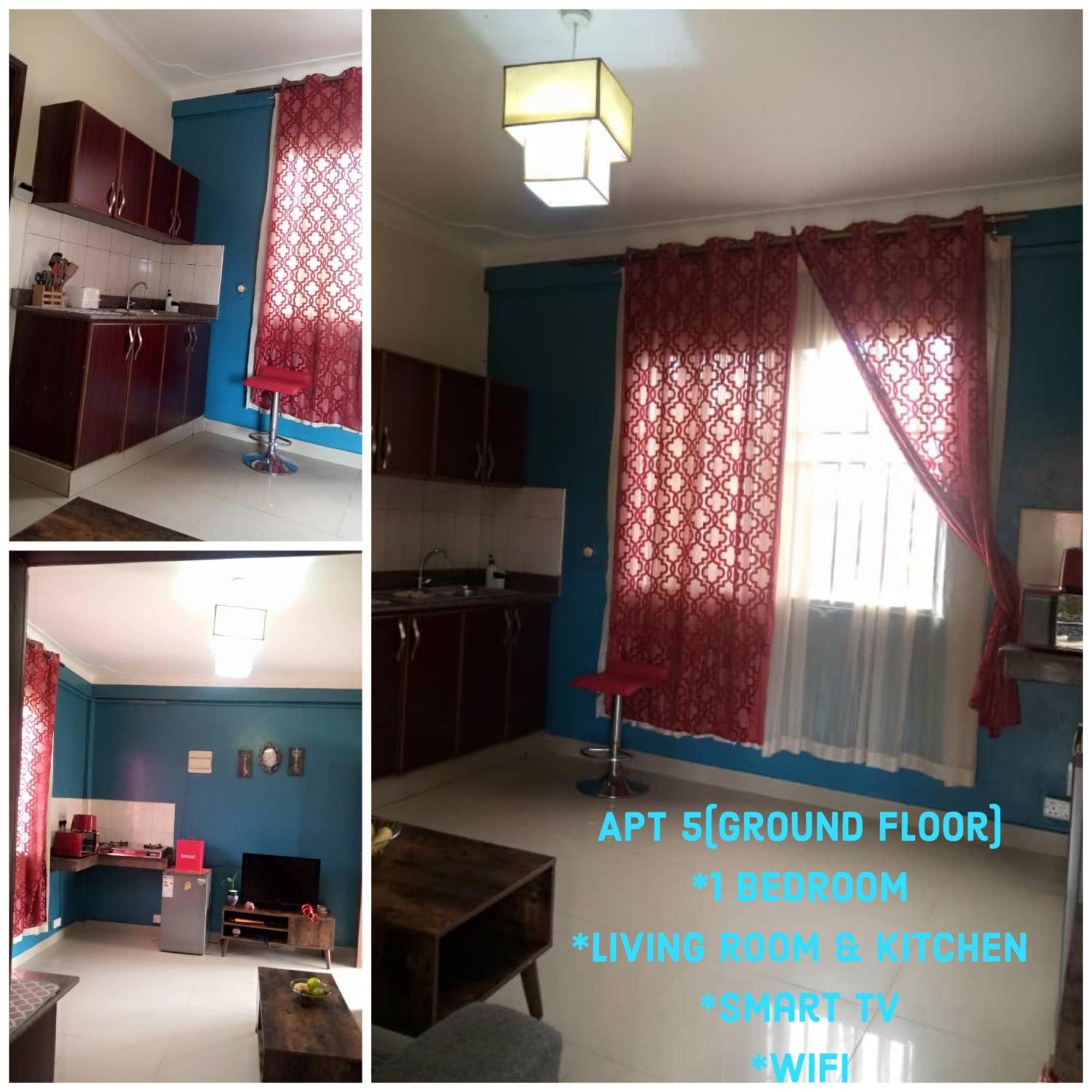 The Abode Apartments Lake View & Breakfast Suite Near Beach عنتيبي الغرفة الصورة