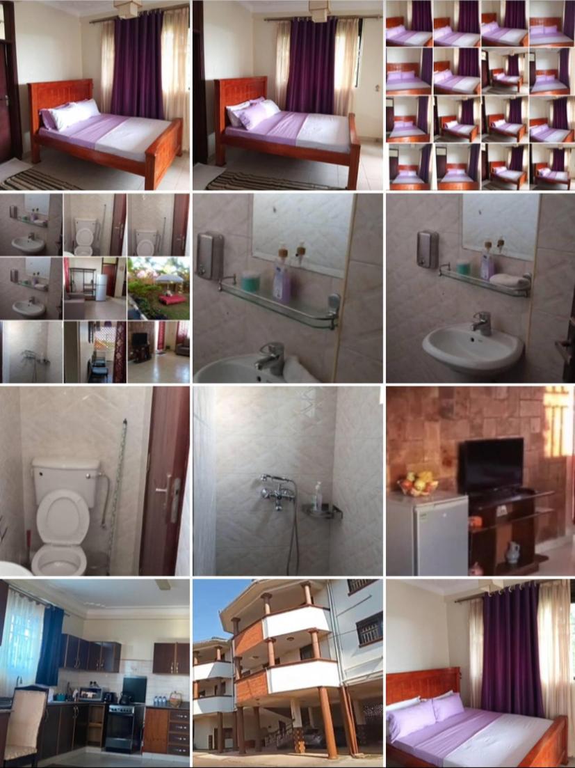 The Abode Apartments Lake View & Breakfast Suite Near Beach عنتيبي الغرفة الصورة
